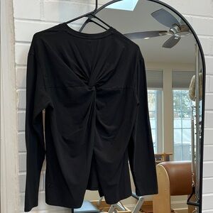 Elegant Black Long Sleeve Top